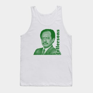 the Jefferson// green solid style Tank Top